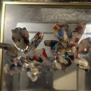 Multicolor Floral Earrings